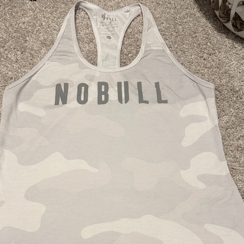 NOBULL Women's White Camo Tank Top